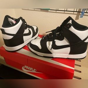 nike nike dunk high white black 5.5